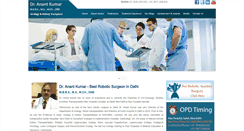 Desktop Screenshot of dranantkumarurologist.com